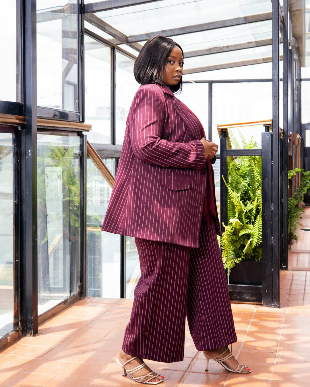 Pearson Blazer Burgundy