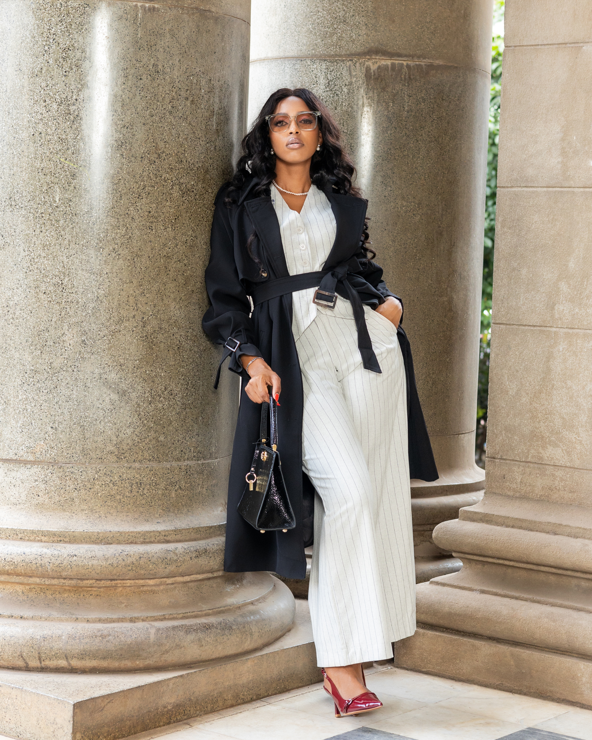 Lindsey Trench Coat Black