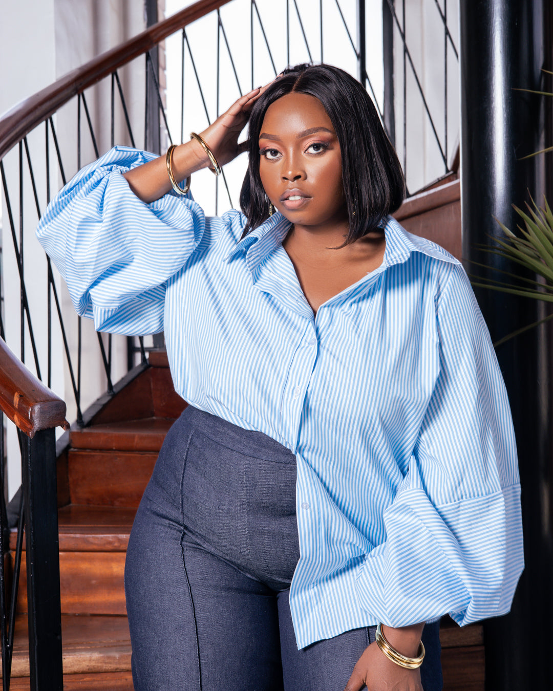 Poplin Light Blue Shirt