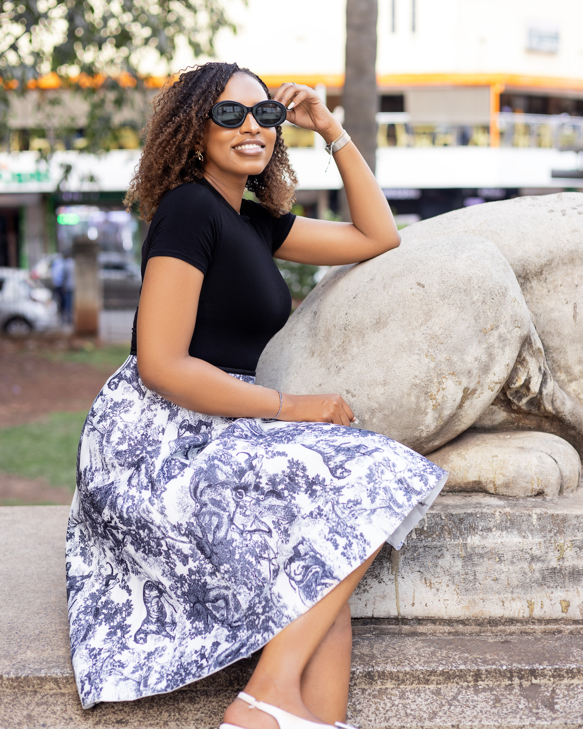 Wendy Skirt Monochrome